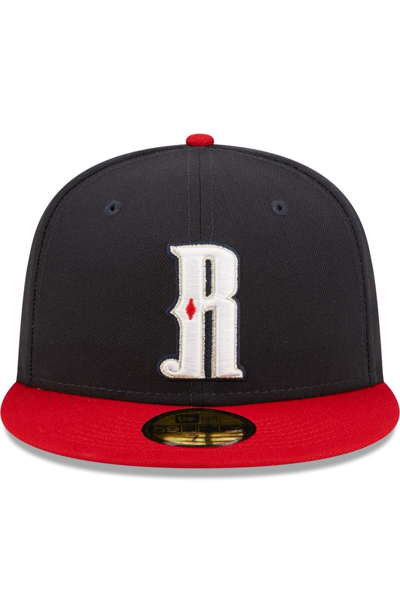 New Era Men's New Era Navy Reno Aces Authentic Collection Team 59FIFTY Fitted Hat, Alternate, color, Navy