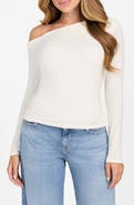 GUESS Julianna One-Shoulder Jersey Top