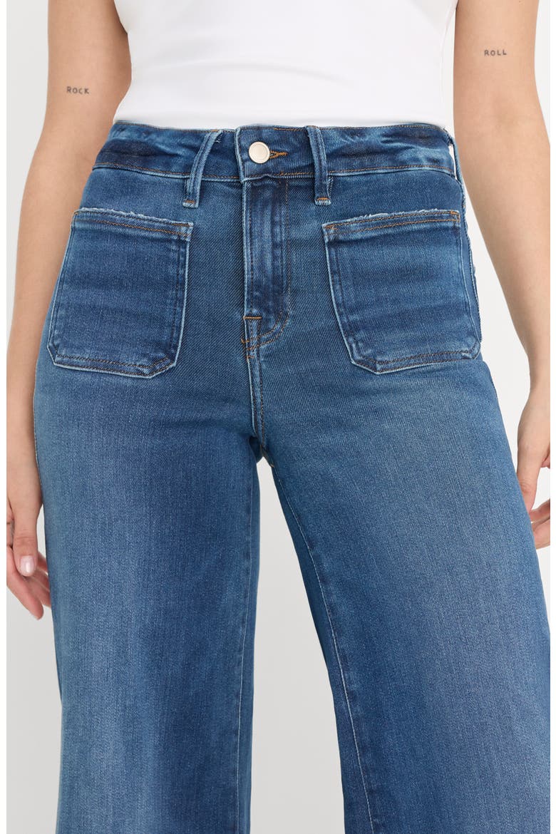 Soft-Tech Good Waist Palazzo Jeans, Alternate, color, INDIGO511