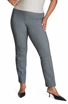 SPANX® Ponte Slim Straight Jacquard Pants