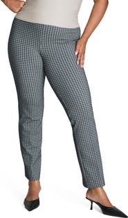 SPANX® Ponte Slim Straight Jacquard Pants