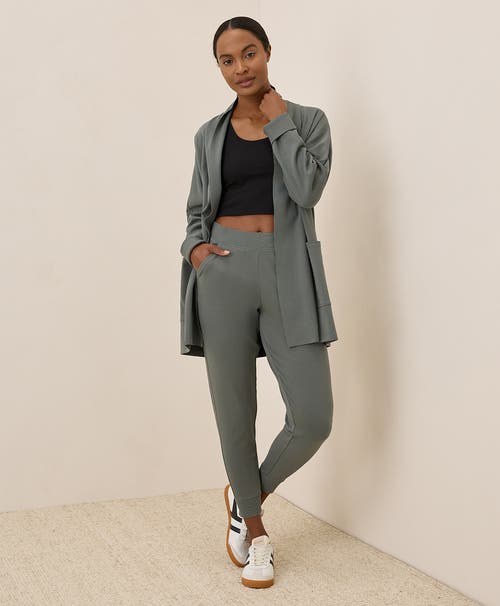 Shop Pact Organic Cotton Airplane Jogger In Castor Grey