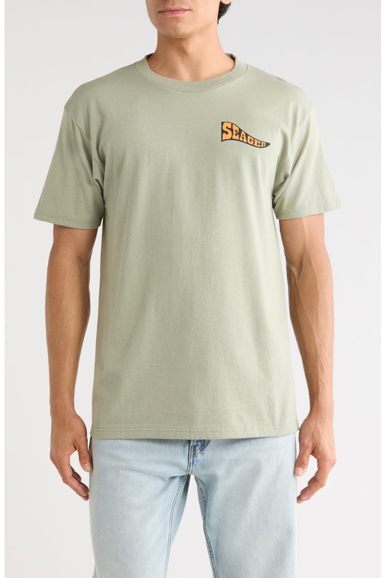 Long Ride Cotton Graphic T-Shirt, Main, color, DESERT GREEN