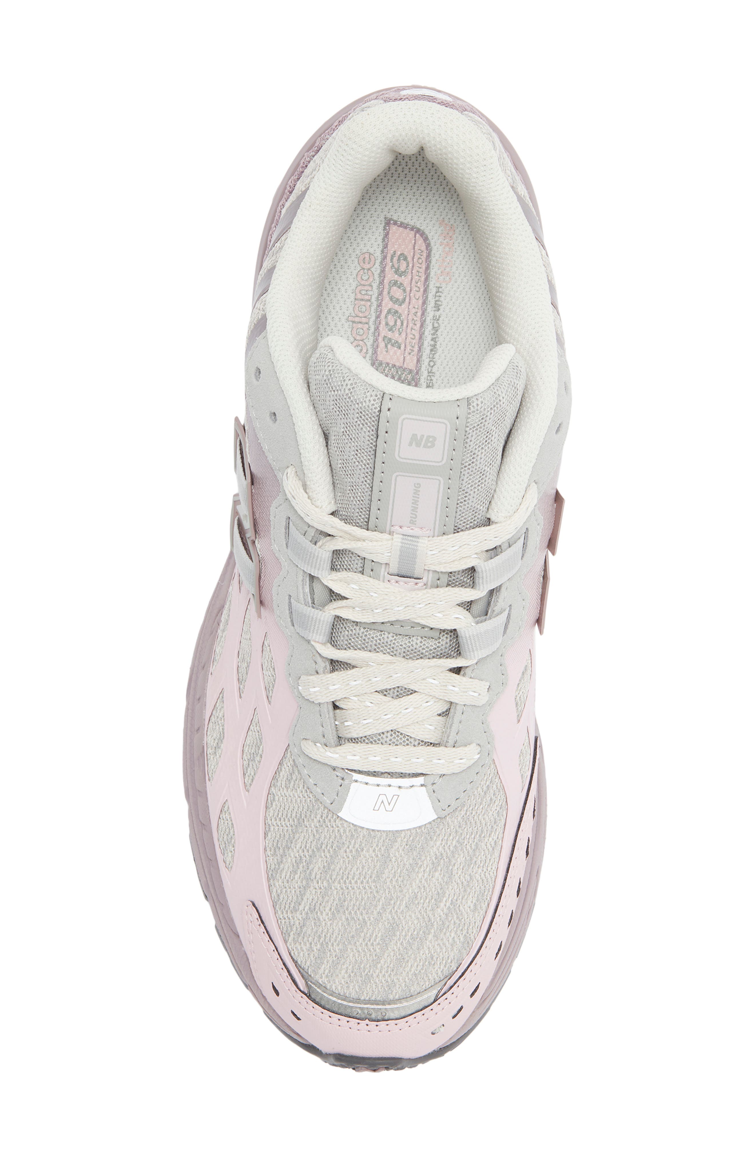 New Balance Gender Inclusive 1906W Running Shoe, Alternate, color, Ice Wine/ Mid Century Pink