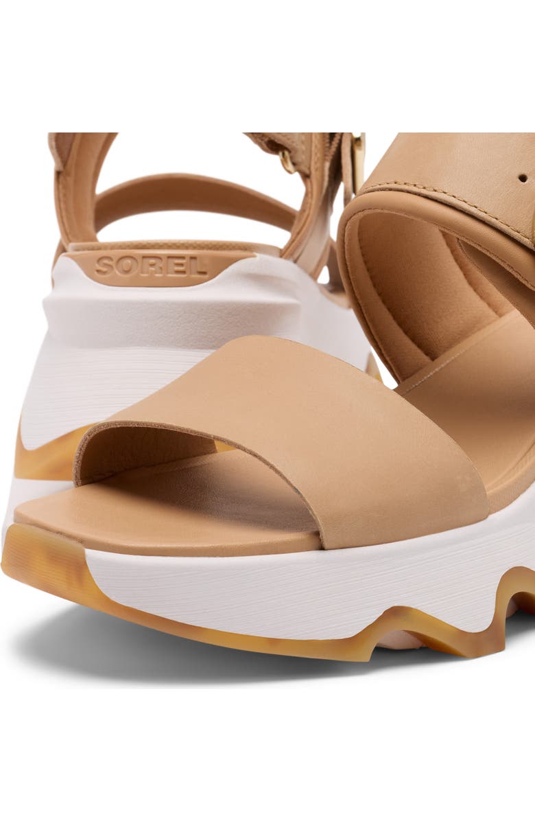SOREL Kinetic Impact Wedge Slide Sandal, Alternate, color, Honest Beige/ Sea Salt