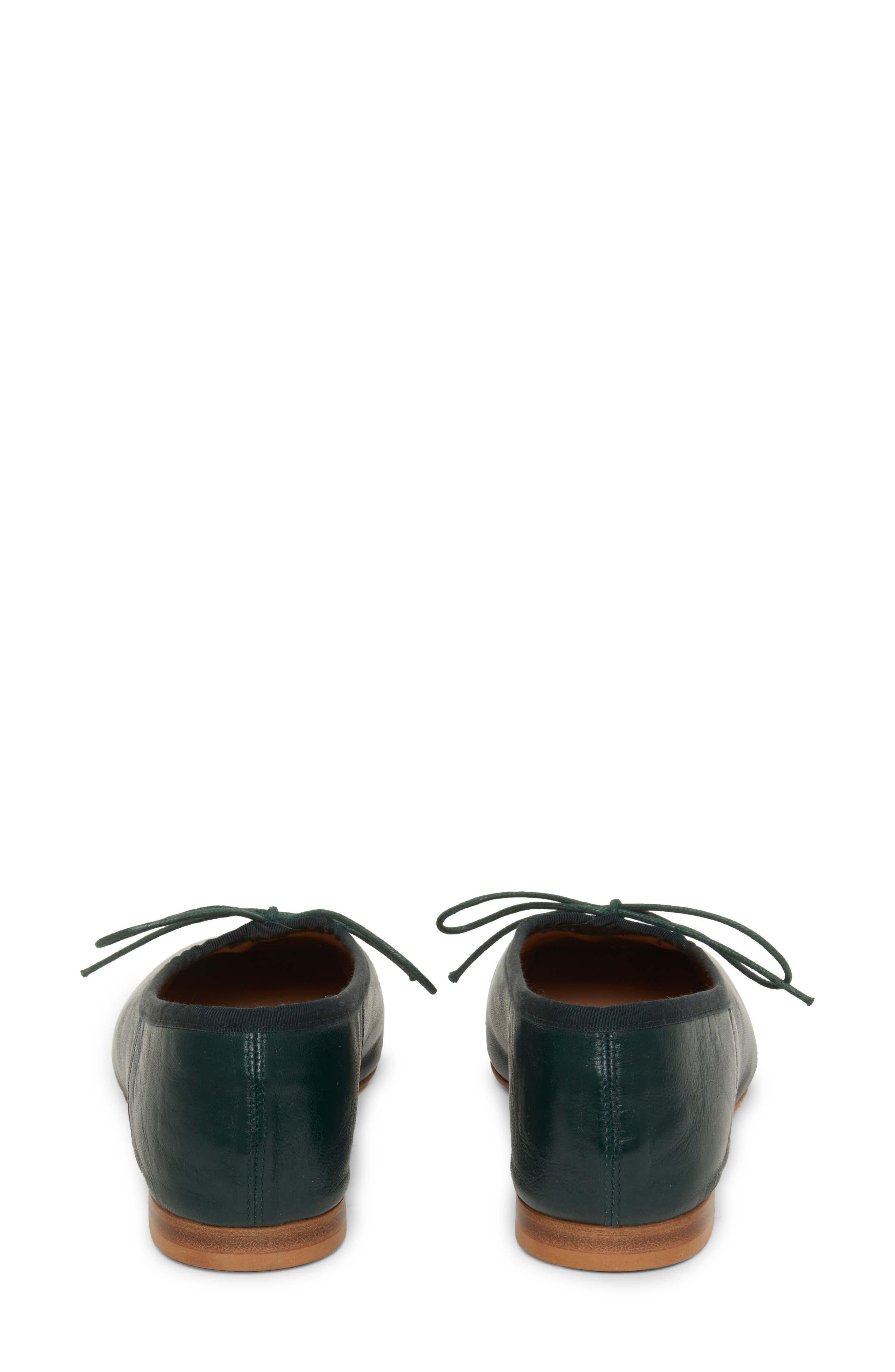 Square Toe Ballerina Flat, Alternate, color, FORESTA