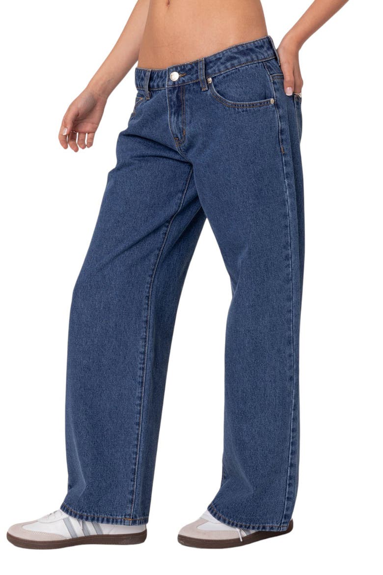 Raelynn Washed Wide Leg Jeans, Alternate, color, BLUE-WASHED