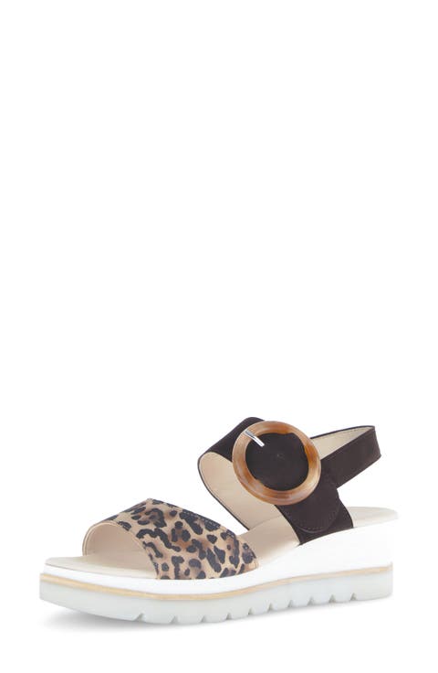 Quarter Strap Wedge Sandal (Women)