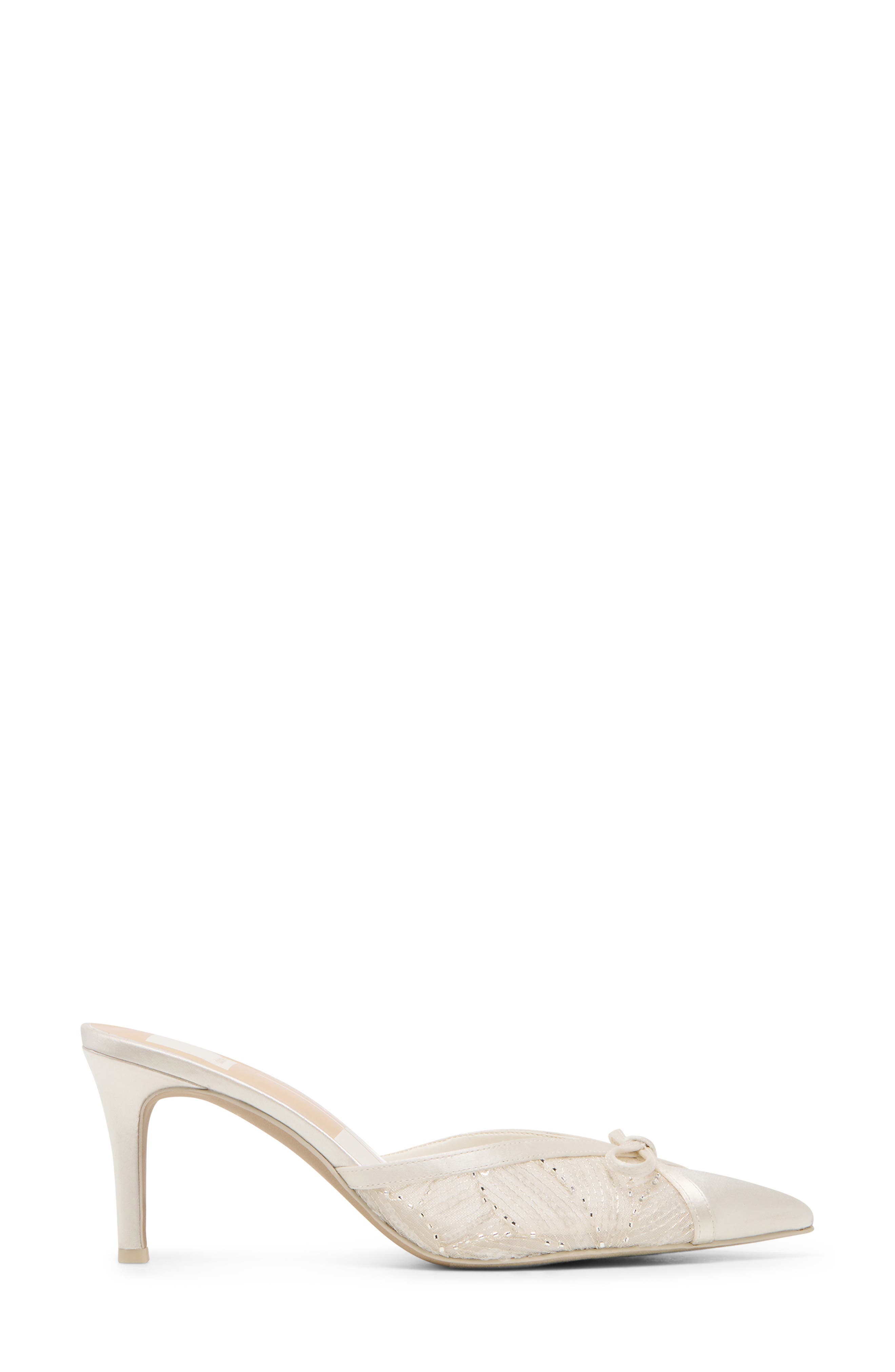 Emit Pointed Toe Pump, Alternate, color, SOFT WHITE BEADED MESH
