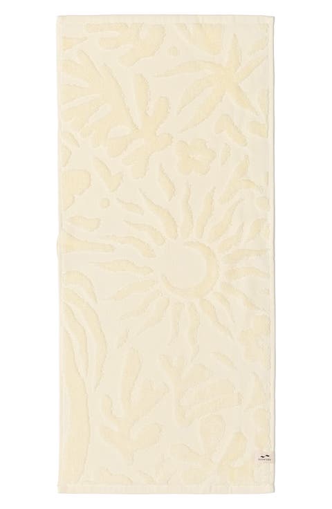 Sunny Sculpted Hand Towel