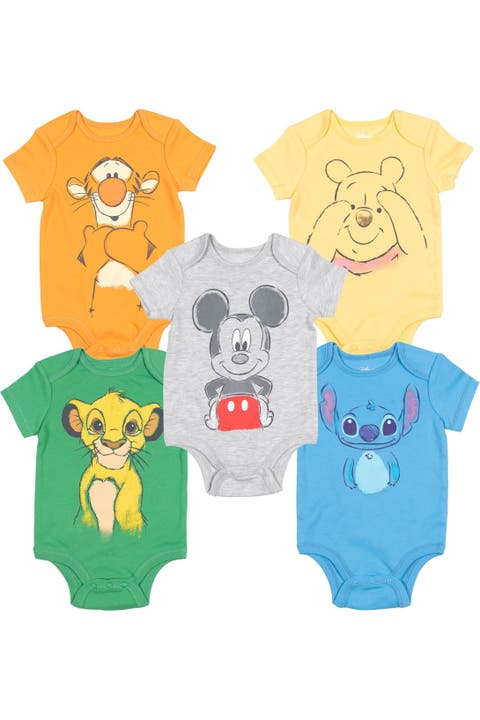 5-Pack Short Sleeve Bodysuits