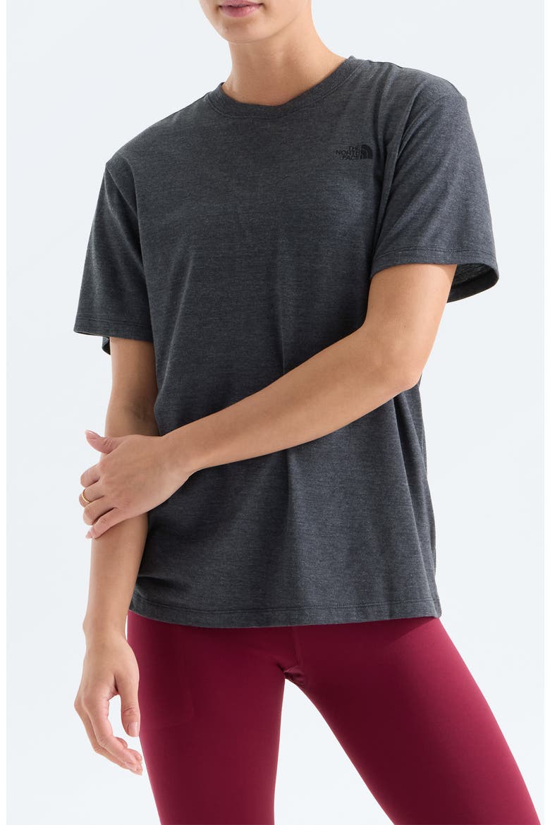 Tri-Blend T-Shirt, Main, color, TNF BLACK WHITE HEATHER