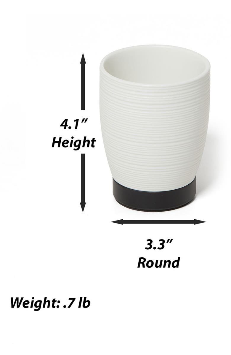 ROSELLI TRADING COMPANY Dubai Toothbrush Tumbler, Main, color, White