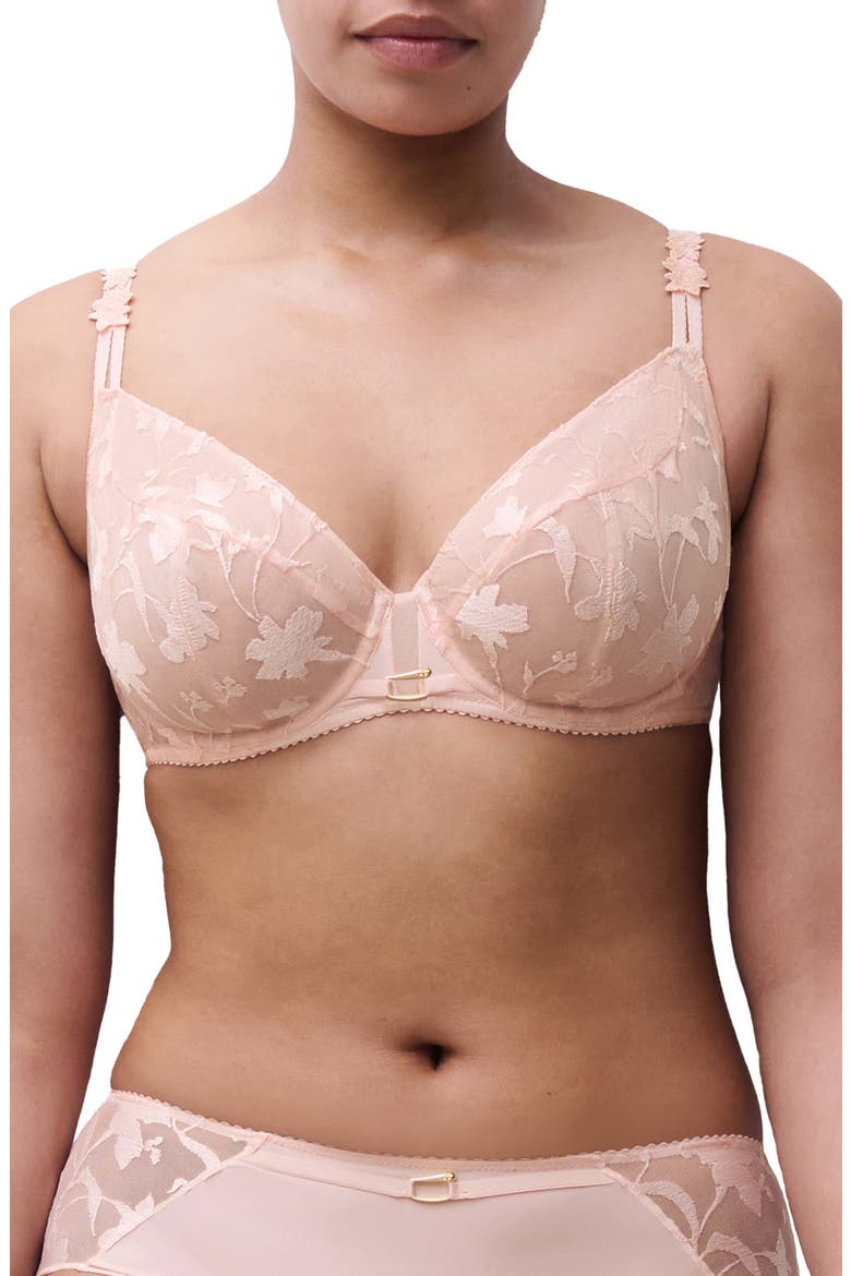 Idyll Underwire Unlined Bra, Main, color, TAFFETA PINK