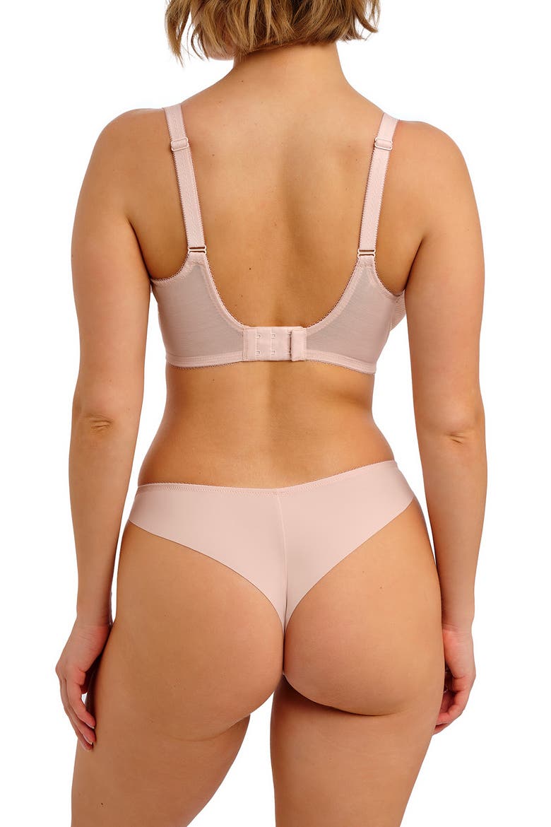 Quinn Lace Underwire Plunge Bra, Alternate, color, CAMEO