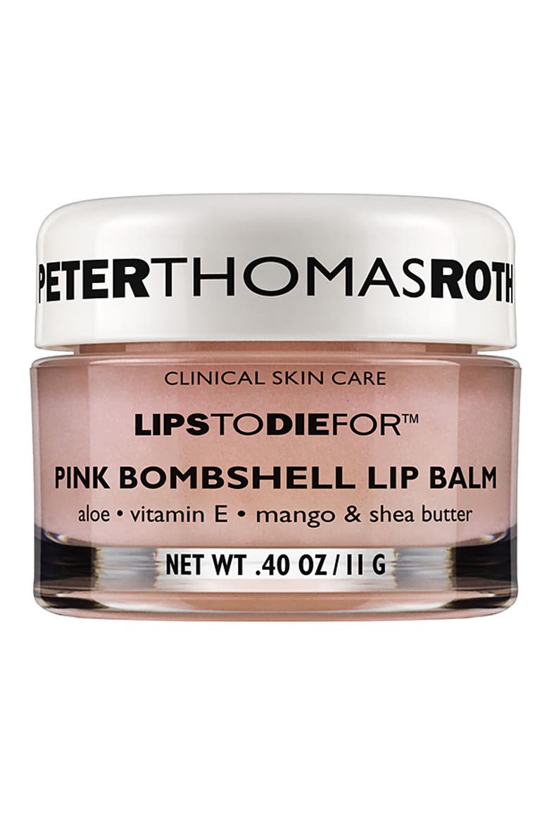 'Lips to Die For™ - Pink Bombshell' Lip Balm, Main, color, NO COLOR