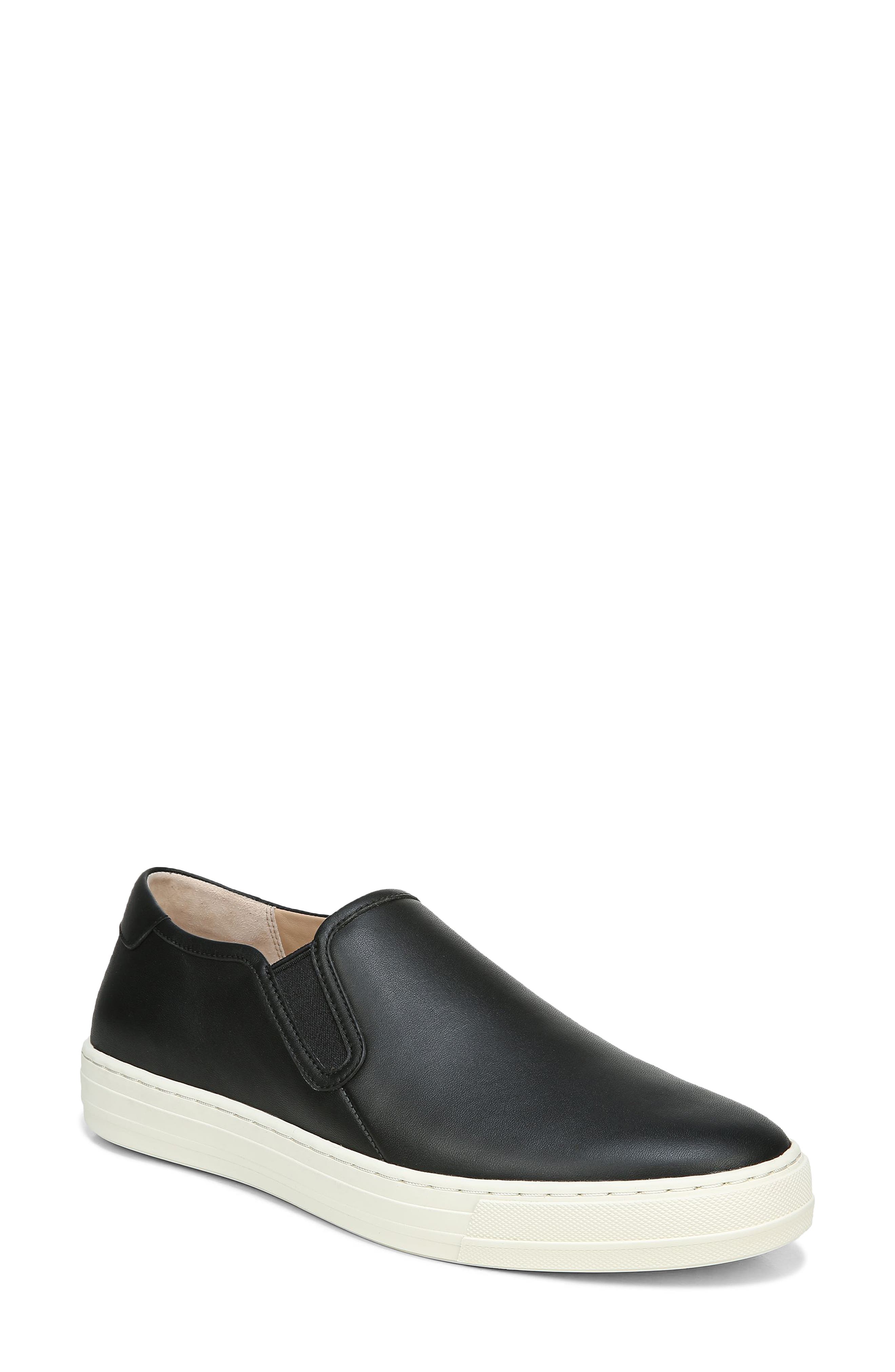 Warwick Slip-On Sneaker, Main, color, BLACK