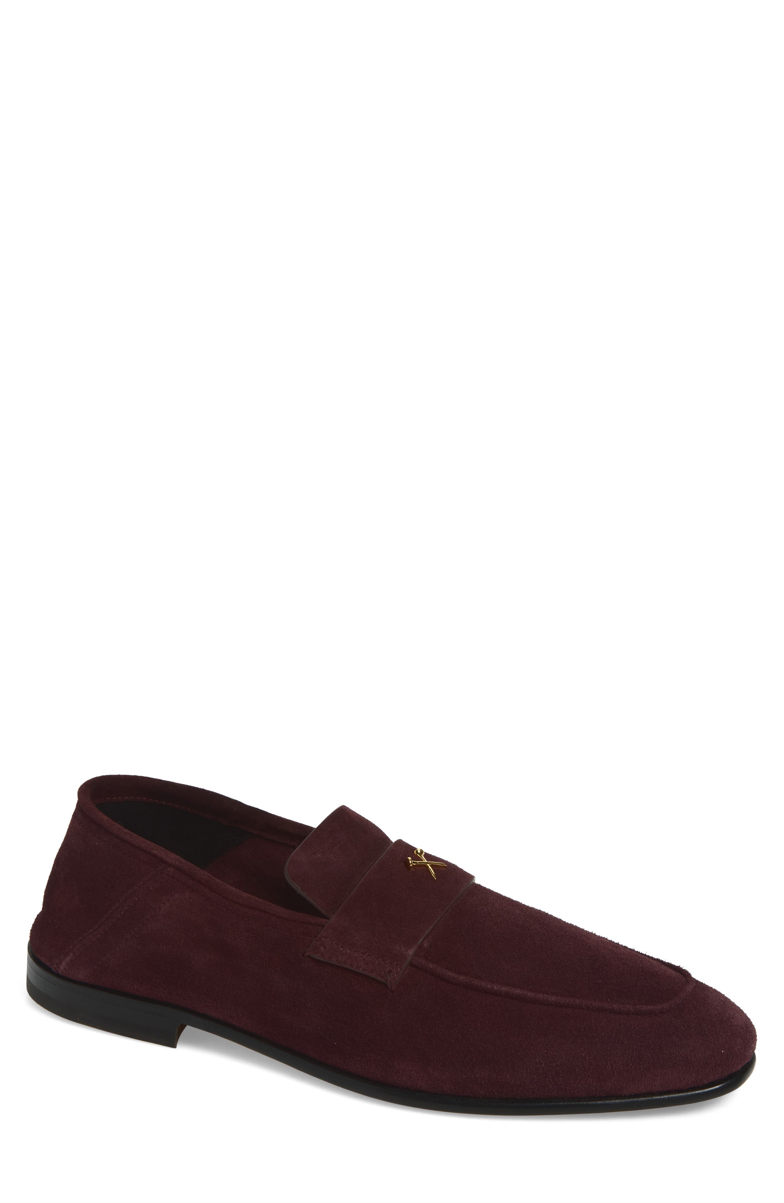 G/fore Metal Tees Flex Loafer In Dark Plum