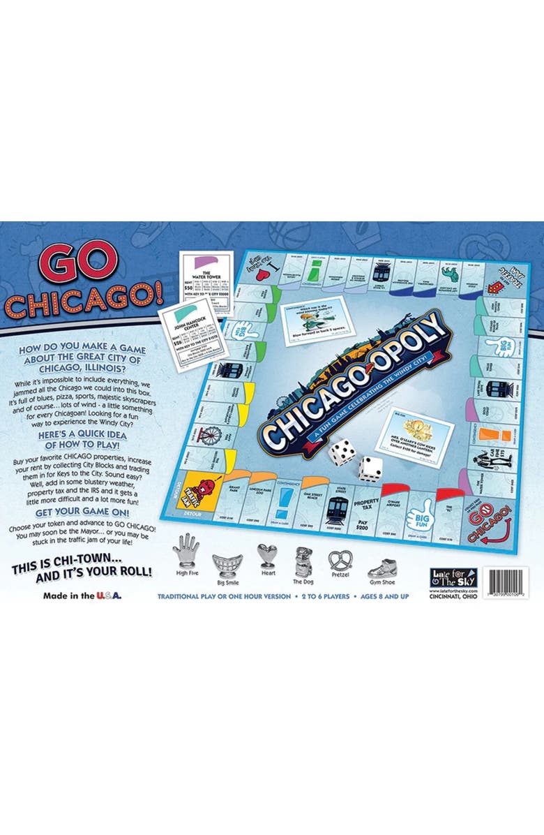 Late for the Sky Chicagoopoly Monopoly Board Game, Alternate, color, Multicolored