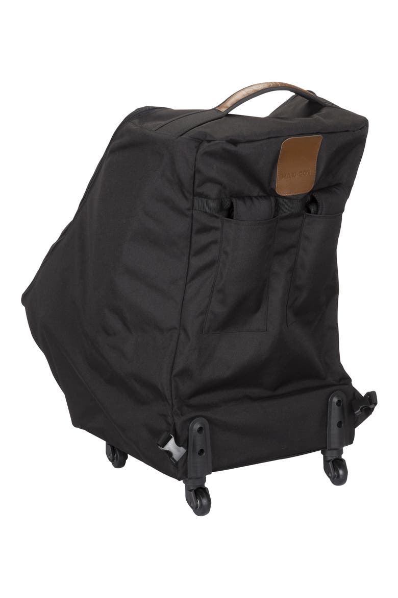 Wheeled Car Seat Travel Pack, Alternate, color, BLACK