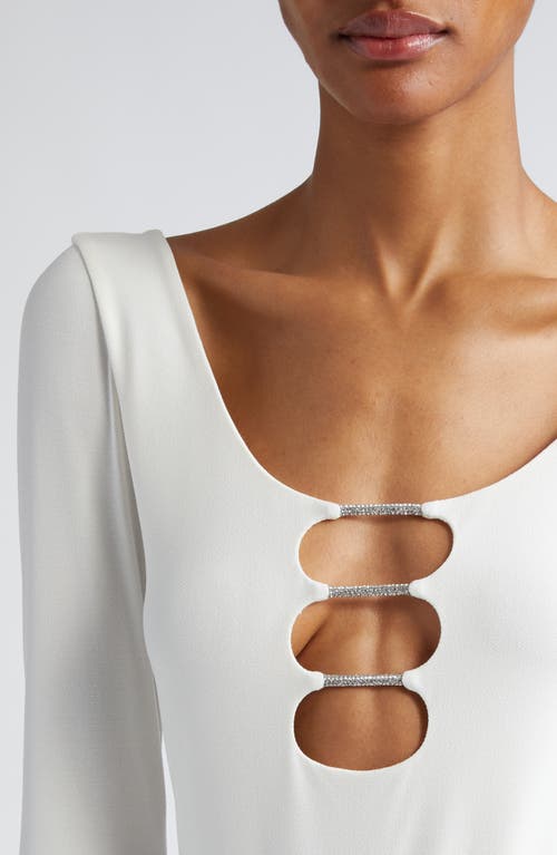 Alice And Olivia Alice + Olivia Kalena Bodysuit In White