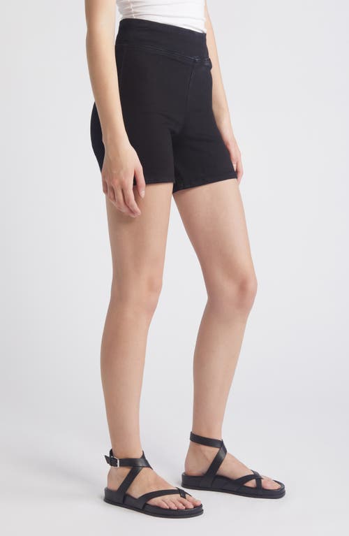 FRAME FRAME JET SET PULL-ON DENIM SHORTS