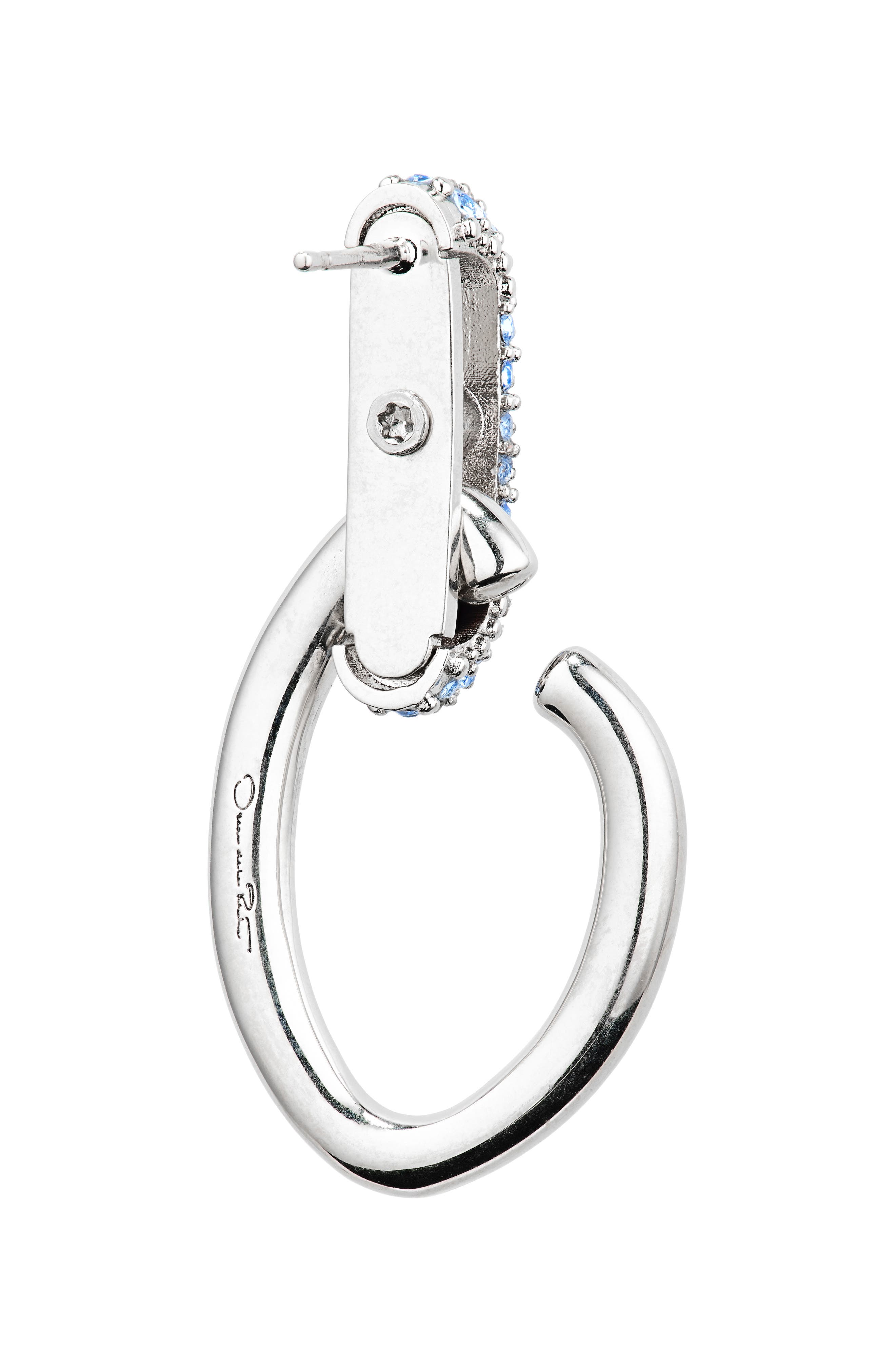 Oscar de la Renta Pavé Crystal Link Drop Earrings (Women) | Nordstrom
