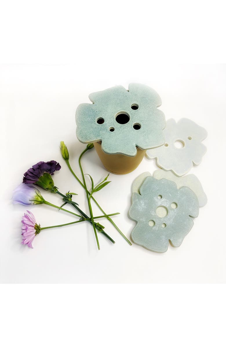 Mikkarbo Flower Frogs - Set of 2, Alternate, color, Blue