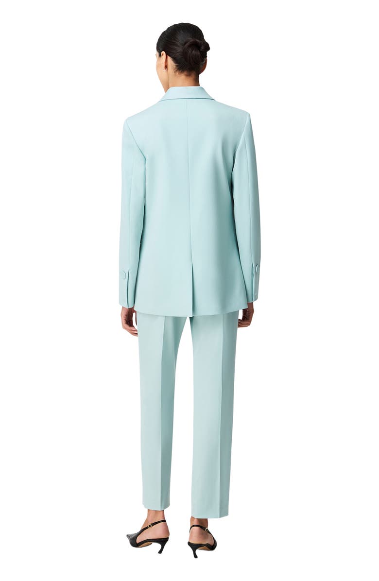 Another Tomorrow Relaxed Double Breasted Jacket, Alternate, color, Mist