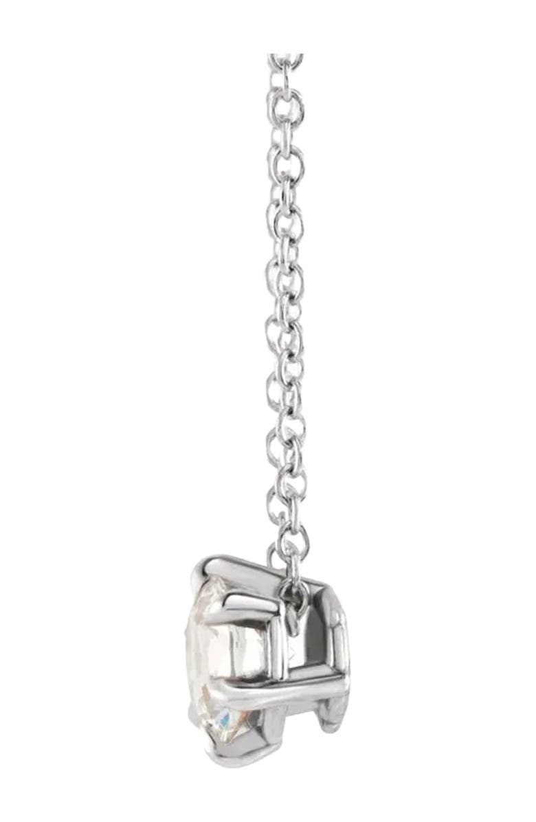 Bliss Diamond 14k Gold 1/2ct Floating Solitaire EX3 Lab Grown Diamond Pendant Necklace, Alternate, color, 