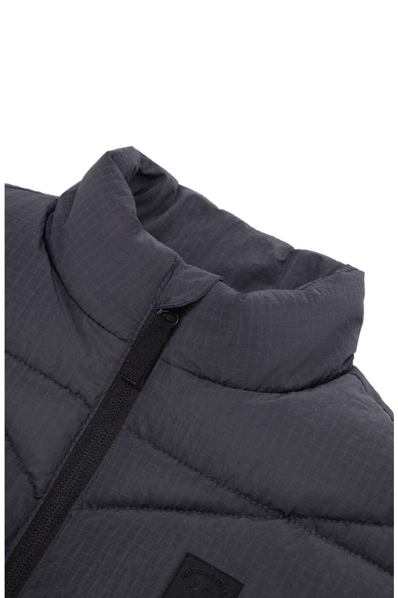 Kids' Quilted Puffer Vest, Alternate, color, Black