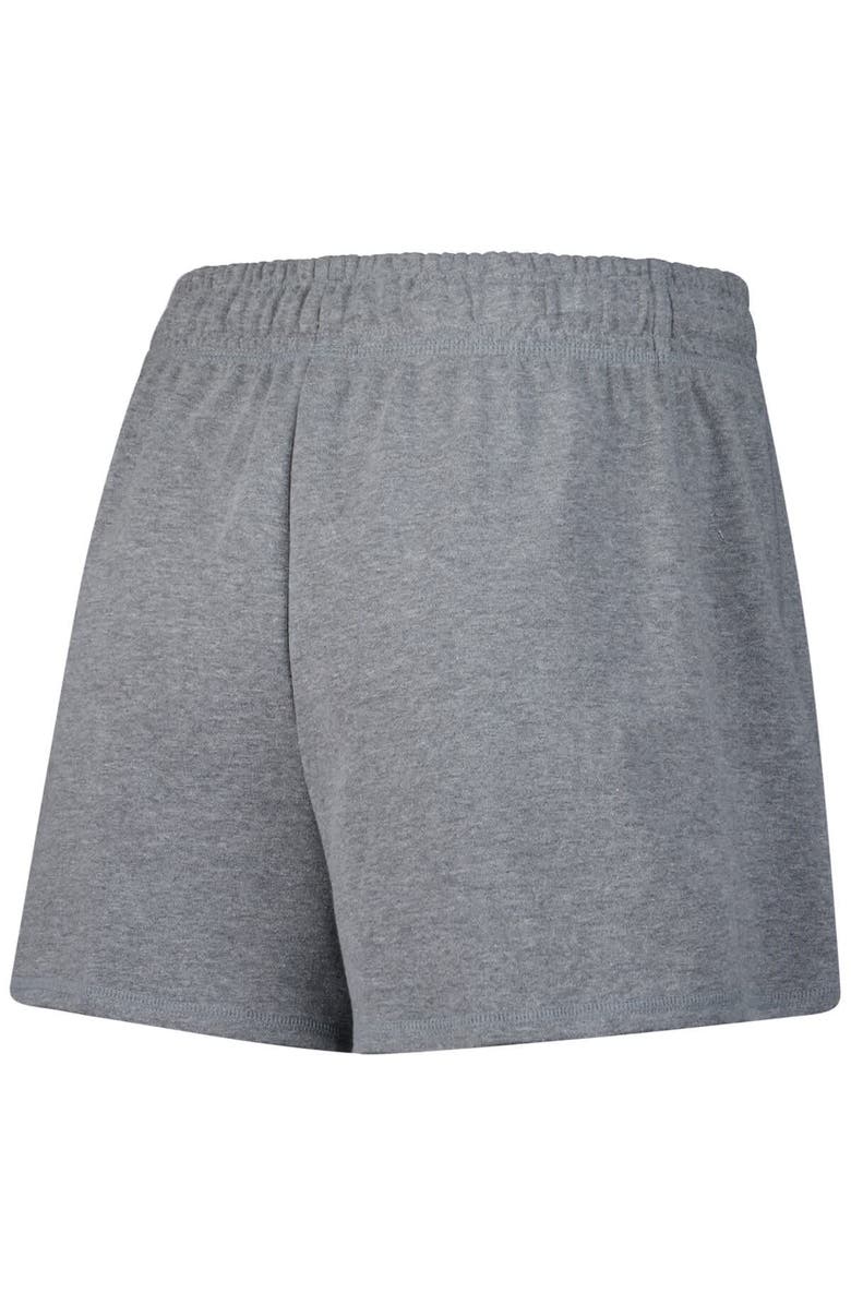 FANATICS Women's Fanatics Heather Gray Boston Bruins Logo Shorts, Alternate, color, Heather Gray