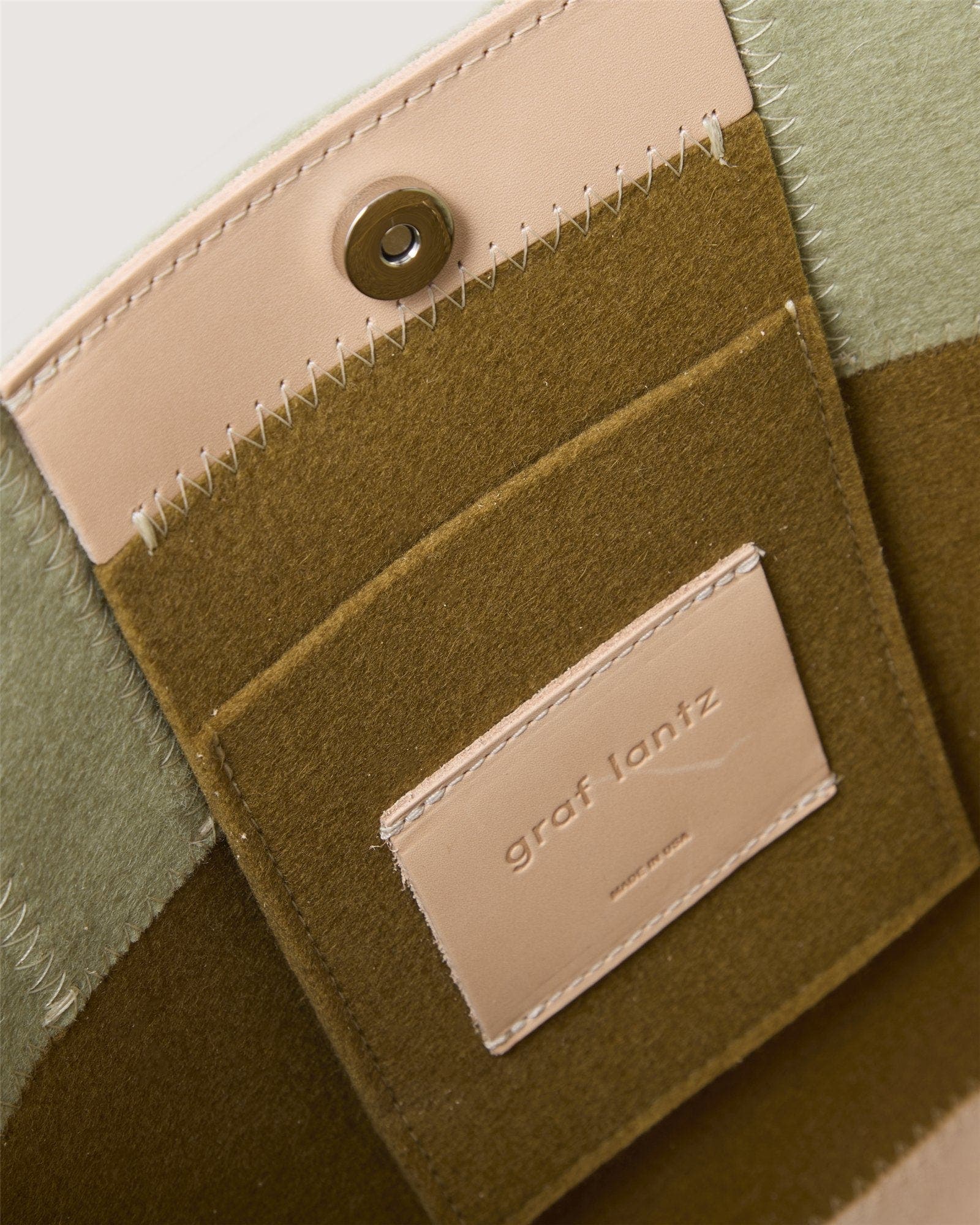 Graf Lantz Jaunt Merino Wool Tote, Alternate, color, Brine / Dew