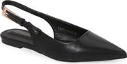 BERNESS Caitriona Pointed Toe Slingback Flat