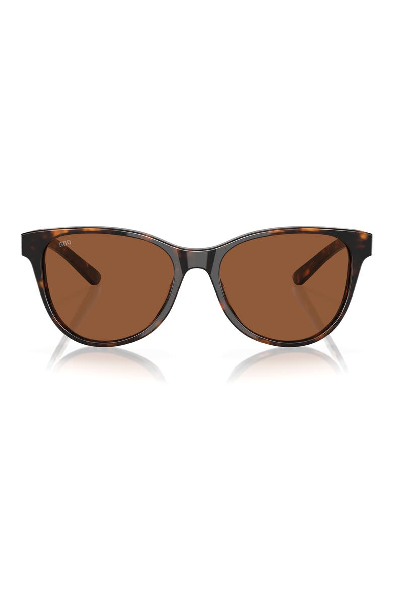 Catherine 57mm Polarized Phantos Sunglasses, Main, color, TORTOISE