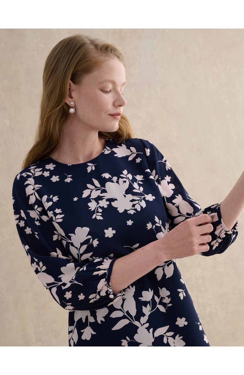 HOBBS LONDON Liana Mini Dress, Alternate, color, Midnight Pink