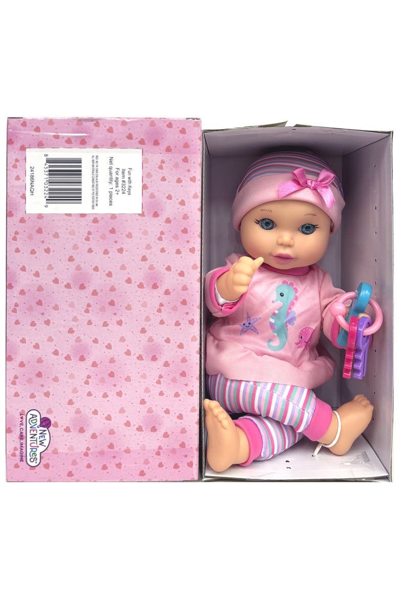 12" Baby Doll Seahorse, Alternate, color, Multicolored