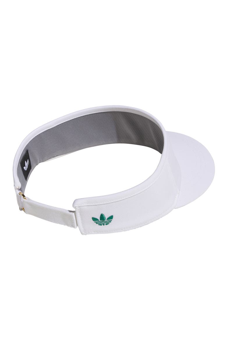 Signature Logo Visor, Alternate, color, WHITE/ BOLD GREEN