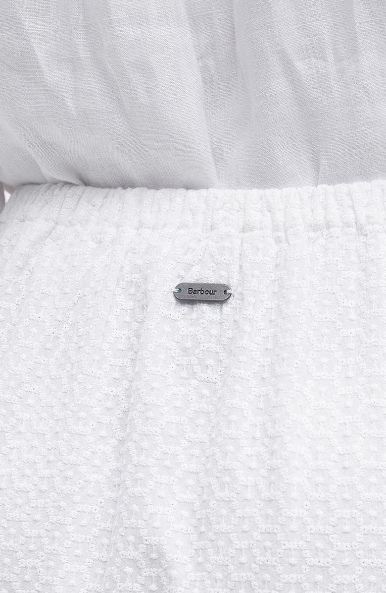 Barbour Kelley Ruffle Hem Maxi Skirt, Alternate, color, White