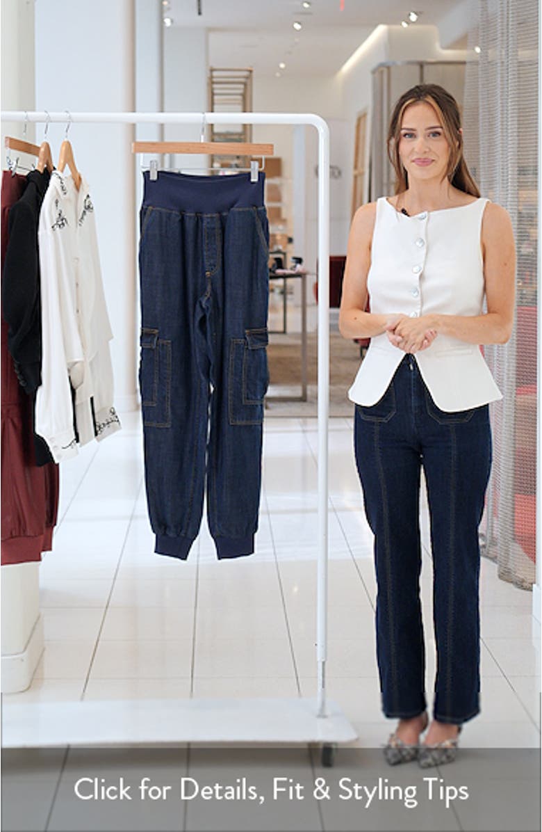 Giles Denim Cargo Joggers, sales video thumbnail