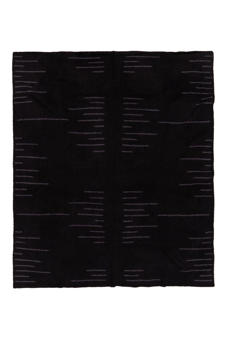 CozyChic™ Ligne Throw Blanket, Alternate, color, BLACK/ IRON