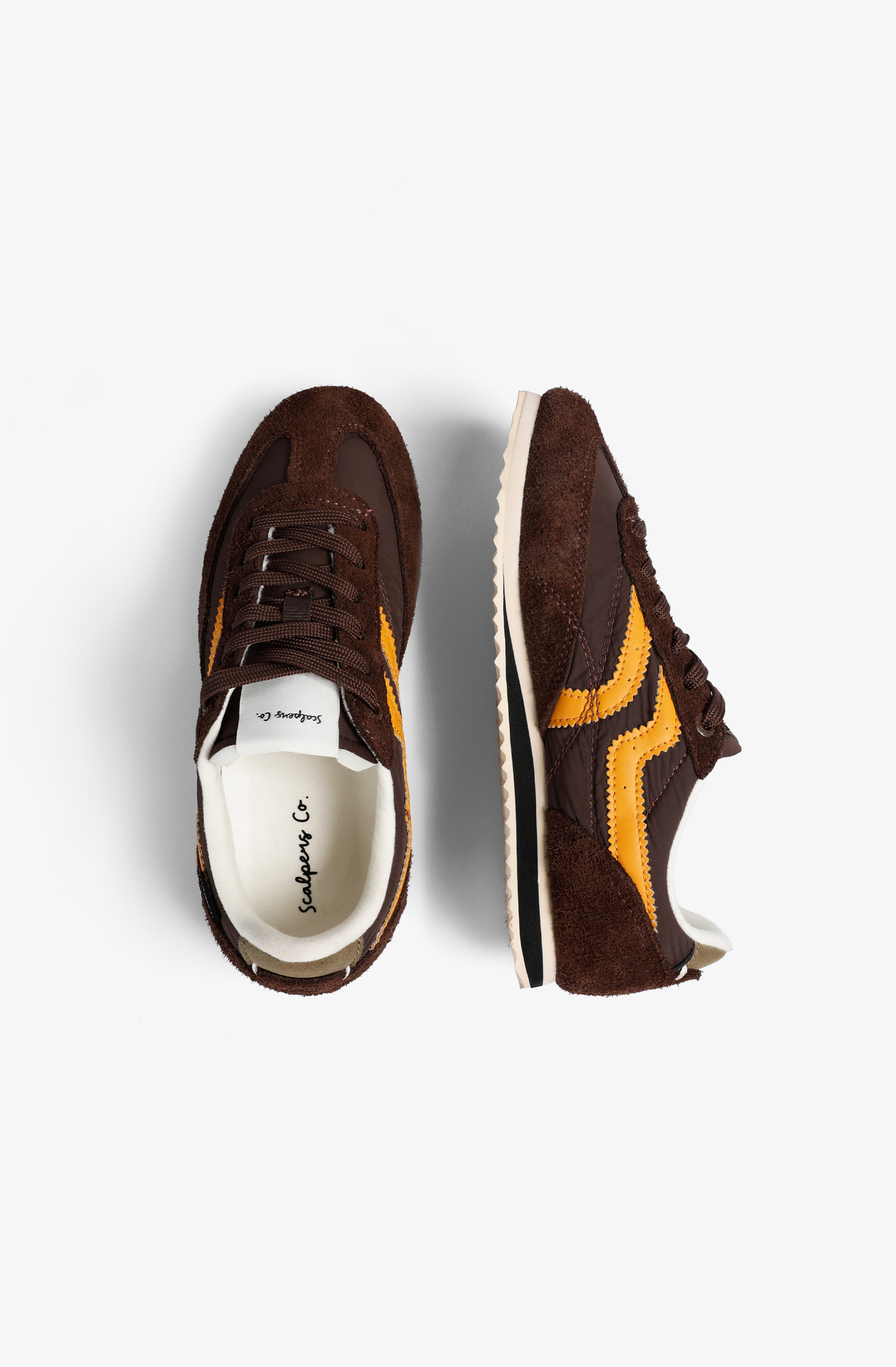 Scalpers Nats Sneakers Kids, Alternate, color, Brown