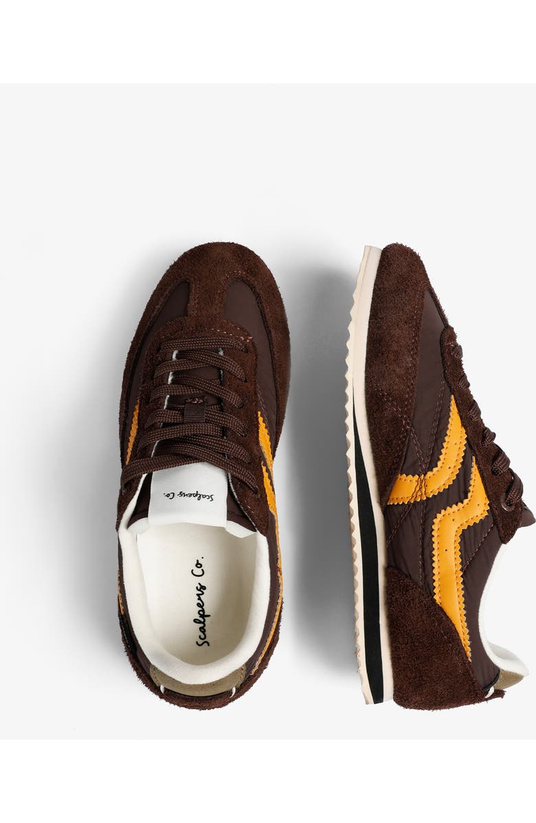 Scalpers Nats Sneakers Kids, Alternate, color, Brown