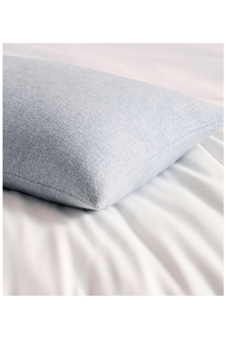 Faux Cashmere Accent Pillow, Alternate, color, PEARL BLUE