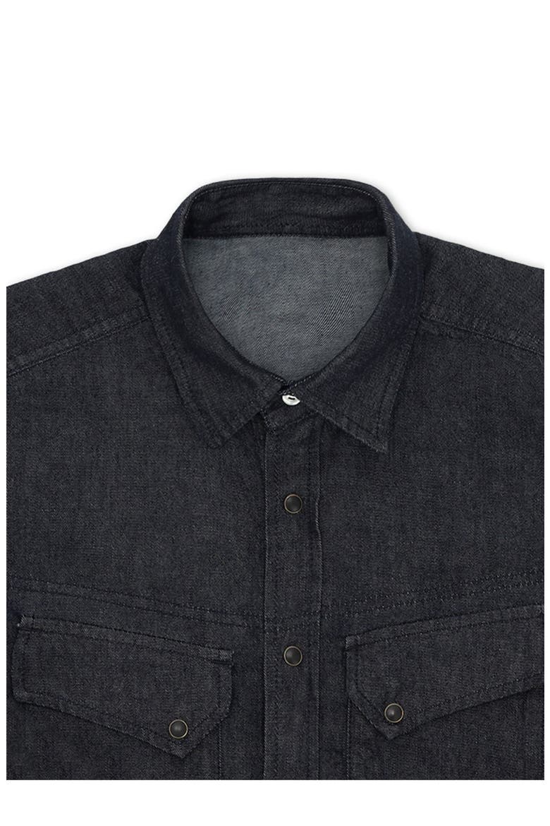 Pasadena Texan Denim Shirt, Alternate, color, Indigo Rinse