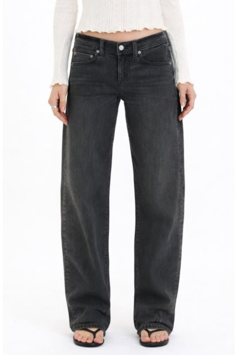 Replay Low Rise Barrel Jeans, Main, color, MOTION