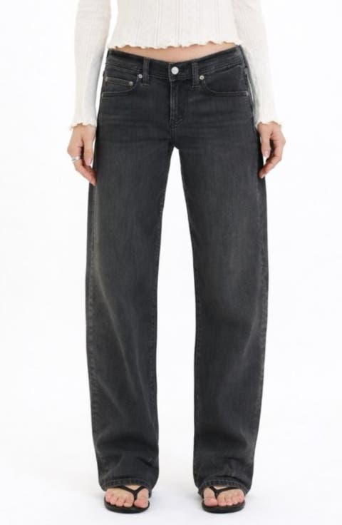 Replay Low Rise Barrel Jeans