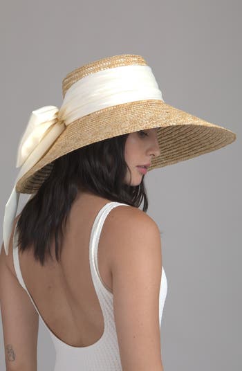 Mirabel Bow Straw Sun Hat