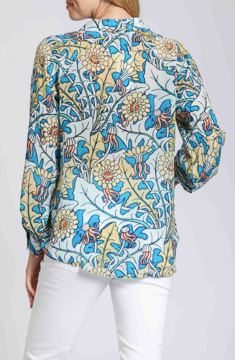 APNY Print Popover Top, Alternate, color, Blue Multi