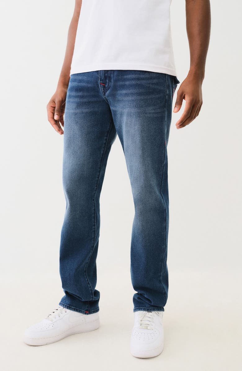 True Religion Ricky Big T Flap Straight Leg Jeans, Alternate, color, 